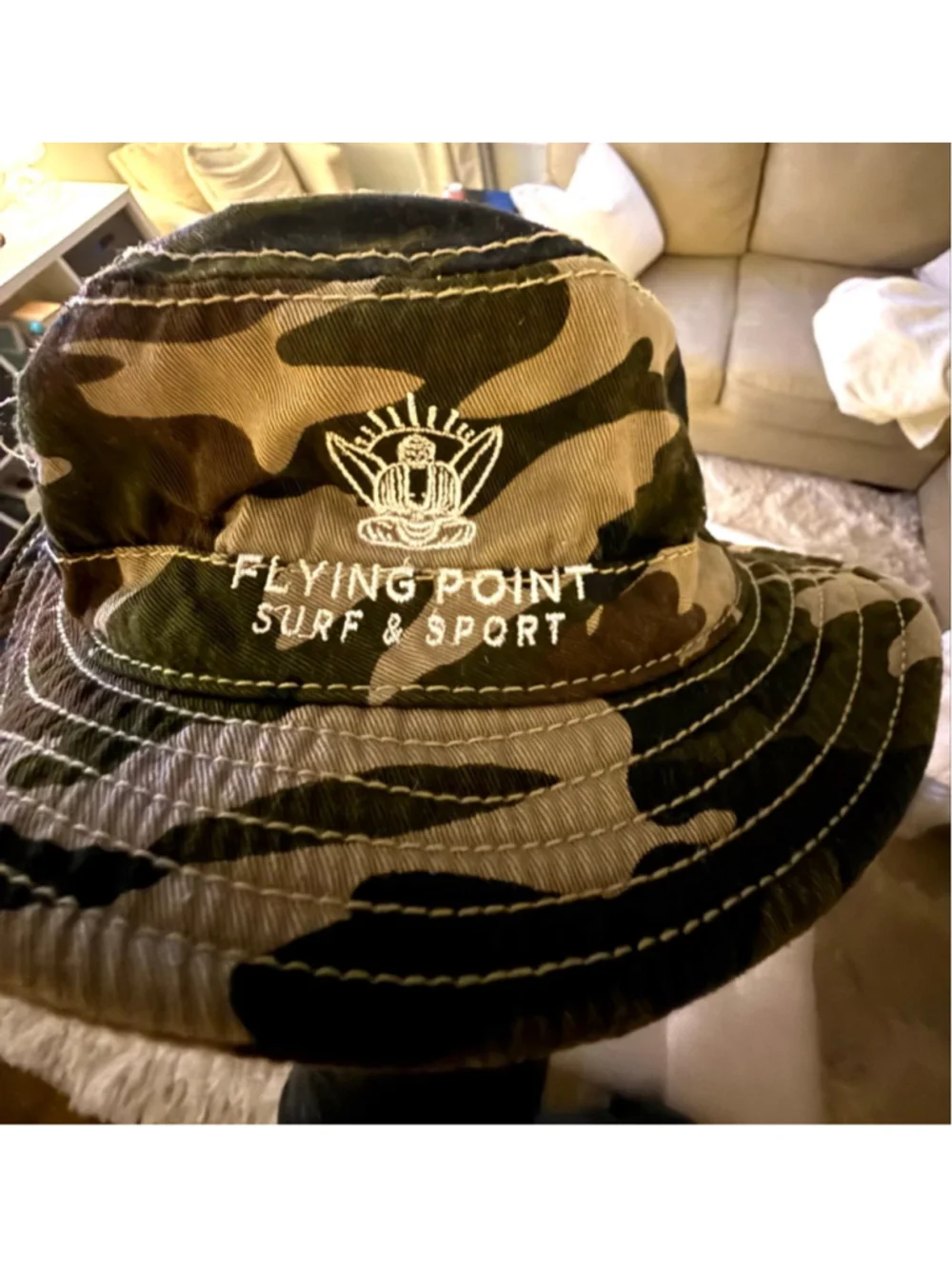Youth Flying Point Surf and Sport The Game Camo Bucket Hat One Size